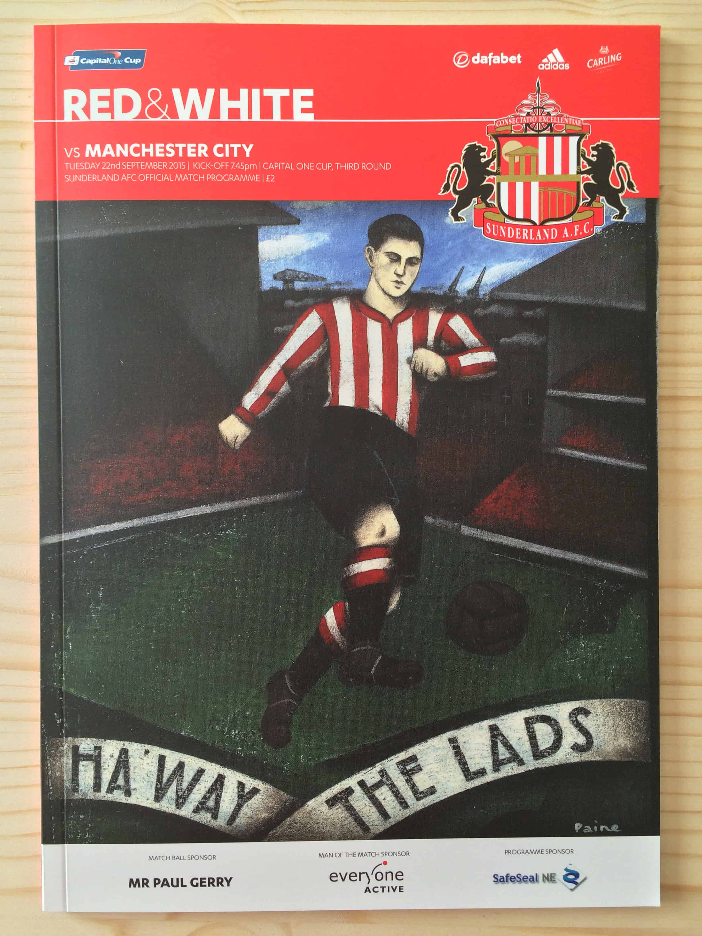 Sunderland FC v Manchester City FC